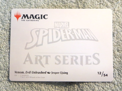Venom Art Series Card 12/54 Evil Unleashed - Magic MTG Marvel's Spider-Man - Image 4