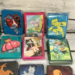 Pokemon Card Sleeves Assorted Mixed Count Lot - Used/Opened Preowned - Image 4