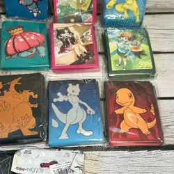Pokemon Card Sleeves Assorted Mixed Count Lot - Used/Opened Preowned - Image 5