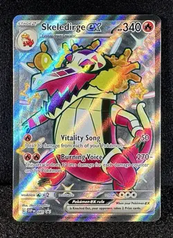🔥Skeledirge ex 081 (S&V: Promo Card) FULL ART “Full Shiny” Pokemon Treasure! - Image 1