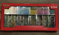 Costco Pokemon Prismatic Evolutions 8 Mini-Tins with Promo Cards Sealed - Image 1