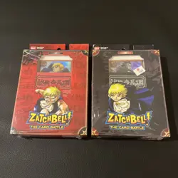 ZATCH BELL THE CARD BATTLE TCG STARTER SETS #1 & #2 TRADING CARDS - Image 1