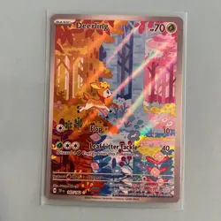 Pokemon Deerling TCG S & v Temporal Forces Holo Illustration Rare Card 165/162 - Image 1