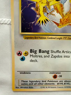 Pokemon Promo Articuno Moltres Zapdos Jumbo Oversized Card - Image 4
