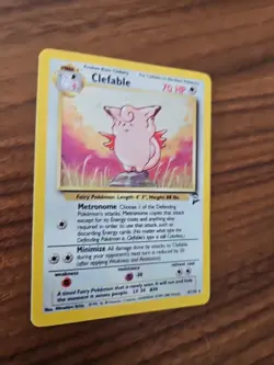 Pokemon TCG Clefable Base Set 2 Holographic Rare Card - Image 3