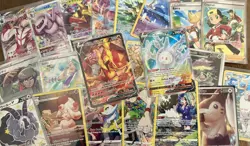 Pokemon Lot 22x RARE Full Art Shiny Character Rare Trainer VMAX Cards - Image 1
