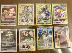 Pokemon Lot 22x RARE Full Art Shiny Character Rare Trainer VMAX Cards - Image 4