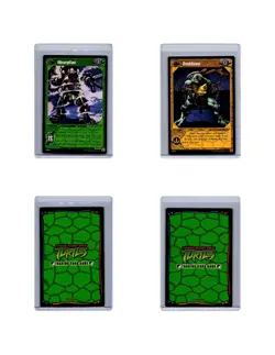 Lot Of 12 2004 TMNT TCG Unleashed 1st Edition Unplayed NM Cards Attack Character - Image 3