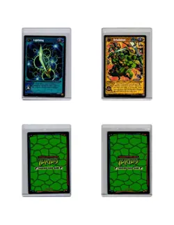 Lot Of 12 2004 TMNT TCG Unleashed 1st Edition Unplayed NM Cards Attack Character - Image 4