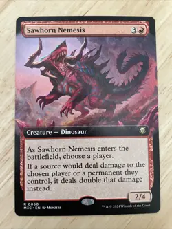 MTG Sawhorn Nemesis Extended Art Regular M3C #0060 Rare NM/M - Image 1