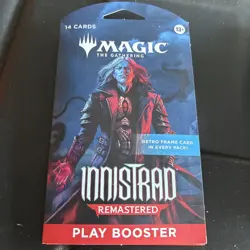 Magic The Gathering Innistrad Remastered 5x Sleeved Play Booster Pack - Image 1