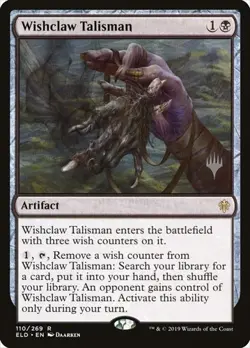 Wishclaw Talisman - Promo ELD NM MTG - Image 1