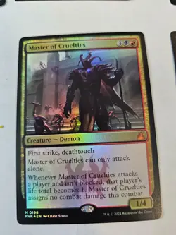 MTG - Master of Cruelties FOIL - Ravnica Remastered - Image 1