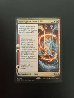 The Apprentice's Folly - MTG Wilds of Eldraine Regular Rare 200 - Image 1