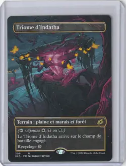 Triome d'Indatha FRENCH IKO MTG 309 SHOWCASE BORDERLESS - Image 1
