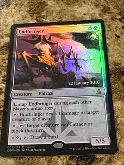 ENDBRINGER Magic the Gathering MTG Oath of the Gatewatch Foil Promo - Image 1