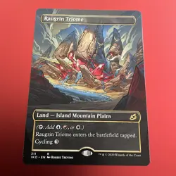 Raugrin Triome Borderless Showcase X1 Ikoria NM Condition - Image 1