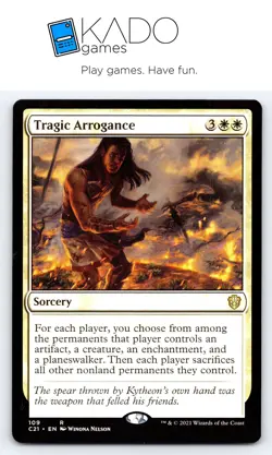 Commander 2021 #109 Tragic Arrogance - Image 1