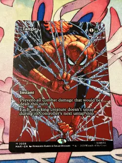 Tangle 0038 Regular Borderless Magic MTG Marvels Spider-Man - Image 1