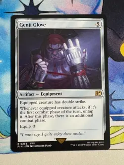 2025 MTG Final Fantasy Genji Glove #258 - Image 1