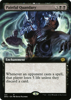 Painful Quandary (Extended Art) The Brothers' War Near Mint - Image 1