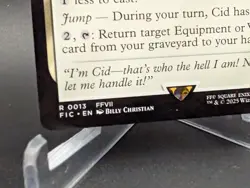 Cid, Freeflier Pilot Commander: Final Fantasy Regular - Image 2