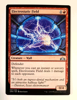 Near Mint - MTG Electrostatic Field Guilds of Ravnica 097/259 Regular - Image 1