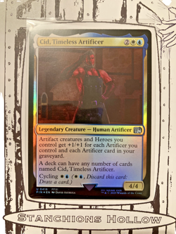 MTG Cid, Timeless Artificer (0416) (Foil) - FINAL FANTASY (FIN) Uncommon #0416 - Image 1