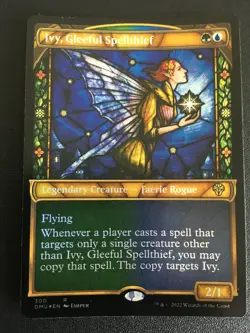 MTG 1x Ivy Gleeful Spellthief Showcase Foil Dominaria United Magic the Gathering - Image 1
