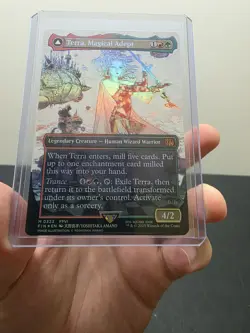 G2U Terra Magical Adept Borderless Final Fantasy Foil FF MTG FIN Mythic 0323 - Image 1