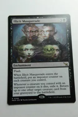 MTG Illicit Masquerade x1- -Murders at Karlov Manor-Near Mint - Image 1