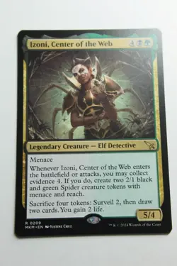 MTG Izoni Center of the Web x1- -Murders at Karlov Manor-Near Mint - Image 1