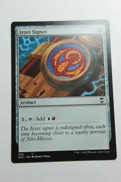 MTG Izzet Signet x1- -New Capenna Commander-Near Mint/Pack Fresh - Image 1