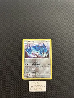 Pokemon Crown Zenith - Metang - 090/159 - Reverse Holo - M/NM - Image 2