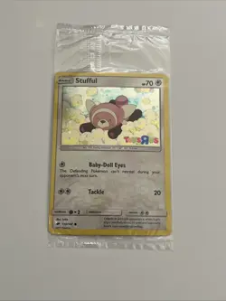 Pokemon Stufful 110/147 Toys R Us Burning Shadows Cosmos Holo SEALED PROMO - Image 1