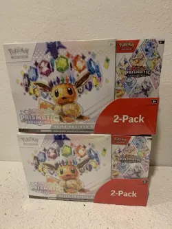 POKEMON TCG SCARLET & VIOLET PRISMATIC EVOLUTIONS COSTCO 2 PACK BUNDLE LOT(2) - Image 3