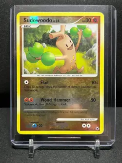 Sudowoodo 48/100 Reverse Holo Pokemon 2008 Stormfront MP - Image 1
