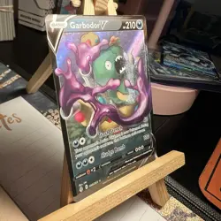 Garbodor V 100/203 Evolving Skies Full Art Ultra Rare Holo Pokemon TCG MINT - Image 2