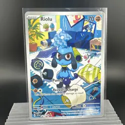 2023 RIOLU 215/198 Pokemon TCG Scarlet & Violet Base Set NM - Image 1
