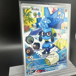2023 RIOLU 215/198 Pokemon TCG Scarlet & Violet Base Set NM - Image 2