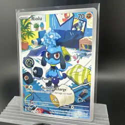 2023 RIOLU 215/198 Pokemon TCG Scarlet & Violet Base Set NM - Image 3