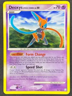 Pokemon Deoxys Speed Forme 26/146 LA Legends Awakened LP - Image 1