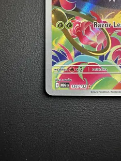 Ivysaur Illustration Rare 134/132 Near Mint Mega Evolution Pokemon TCG English - Image 4