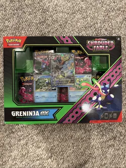 Pokemon Greninja EX Special Illustration Collection Box Sealed Shrouded Fable - Image 1