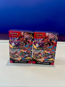 Pokemon Mega Evolutions Booster Bundle 6 Boosters X2 Factory Sealed Brand New - Image 1