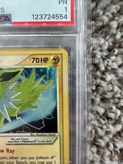 Pokemon 2007 Gold Star Jolteon-Holo EX Power Keepers #101/108 PSA 1 - Image 3