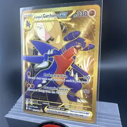 Pokemon TCG Destined Rivals Cynthia's Garchomp EX 241/182 Near Mint Gold - Image 3