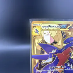 Pokemon TCG Destined Rivals Cynthia's Garchomp EX 241/182 Near Mint Gold - Image 4
