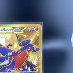 Pokemon TCG Destined Rivals Cynthia's Garchomp EX 241/182 Near Mint Gold - Image 5