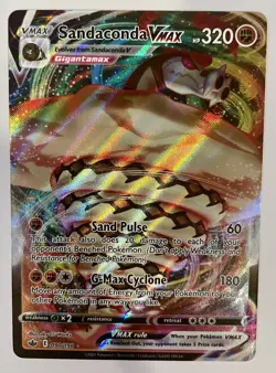 Pokemon TCG Sandaconda VMAX Chilling Reign 090/198 Holo Ultra Rare Near Mint - Image 1